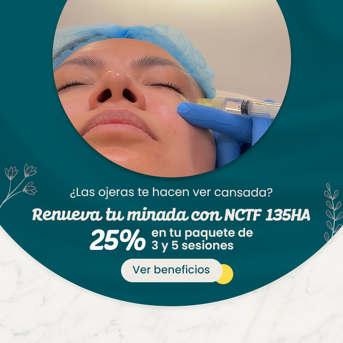 Comparativa de frente femenina antes y después de tratamiento estético con toxina botulínica, enfocada en la reducción de arrugas